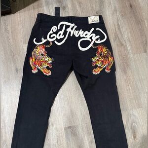 Ed Hardy Black Jeans
